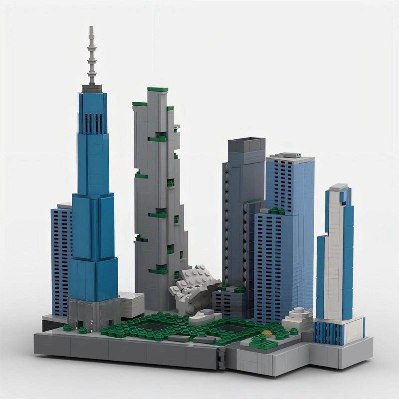 New World Trade Center NYC Building Kit | LEGO-Compatible MOC - 3