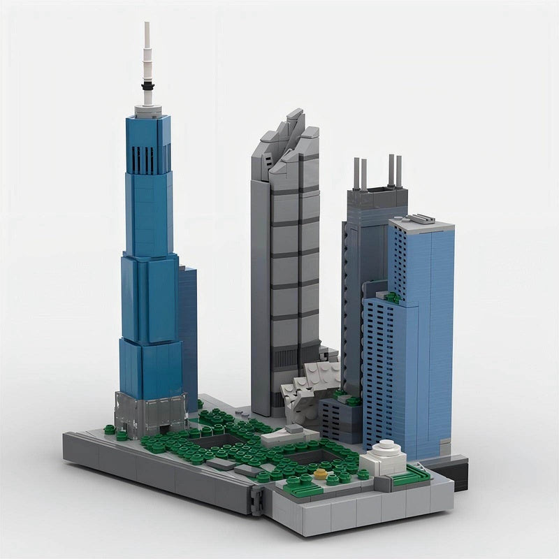 New World Trade Center NYC MOC Skyscraper Building Kit | Manhattan Tower Model - 4