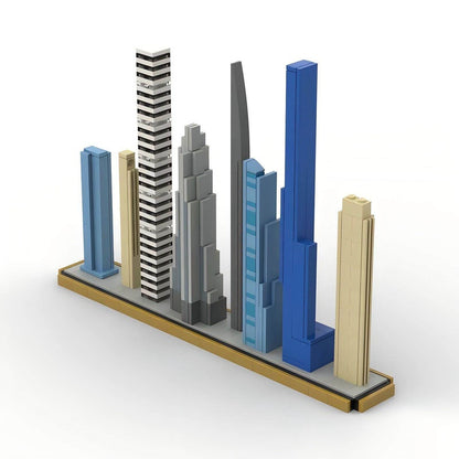 New York Billionaires' Row Skyline Building Kit | LEGO-Compatible MOC - 1