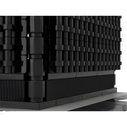 New York Black Rock Skyscraper Building Kit | LEGO-Compatible MOC - 4