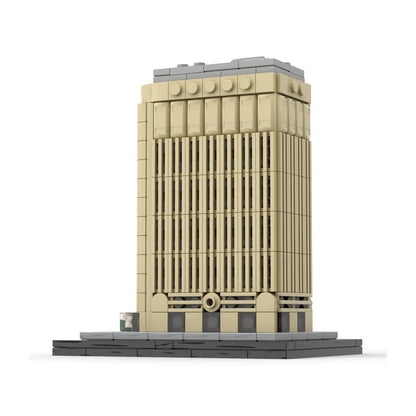 New York Flatiron Building 1:800 MOC Skyscraper Building Kit - 4