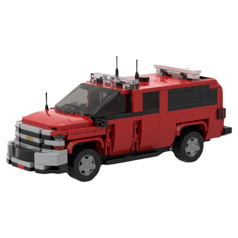 New York-Style Battalion Command Fire Vehicle MOC Building Kit - 2