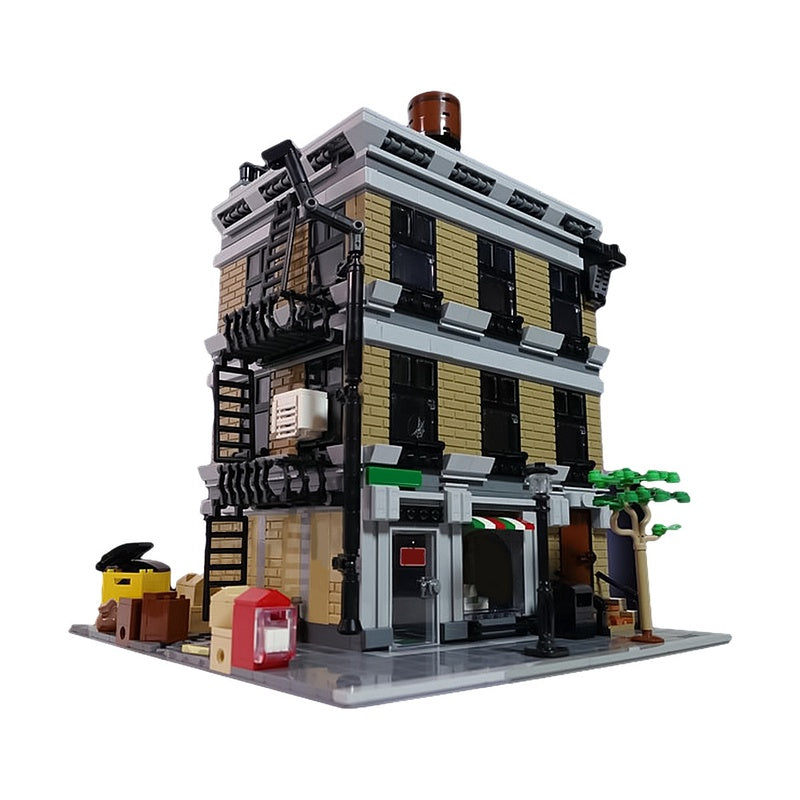 New York Superhero Apartment Building Kit | Compatible MOC - 2