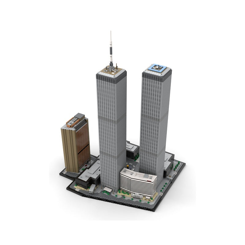 New York World Trade Center Complex 1:800 MOC Skyscraper Building Kit - 2