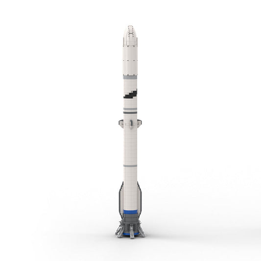 NG Heavy-Lift Orbital Rocket Building Kit | 1:110 Scale | LEGO-Compatible MOC - 1