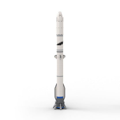 NG Heavy-Lift Orbital Rocket MOC Building Kit | 1:110 Scale Space Model - 1