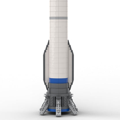 NG Heavy-Lift Orbital Rocket MOC Building Kit | 1:110 Scale Space Model - 6