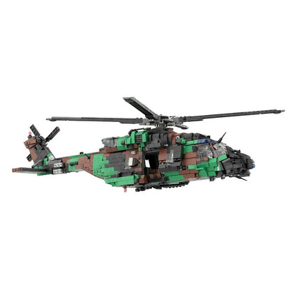 NH-90 Tactical Transport Helicopter MOC Building Kit | Aircraft Model - 3