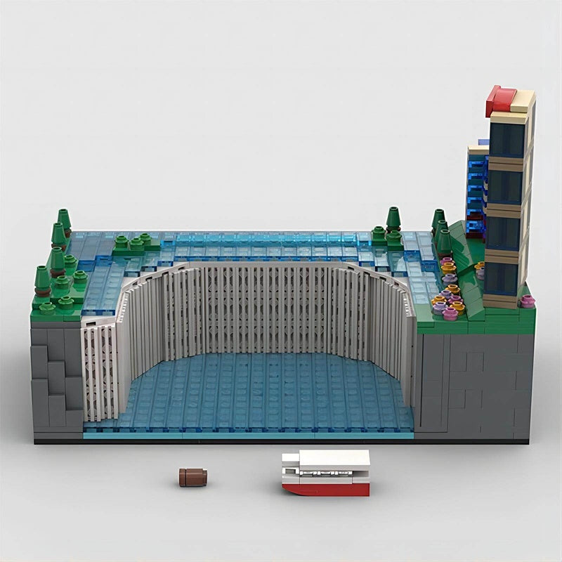 Niagara Falls Landmark Architecture Building Kit | Compatible MOC - 3