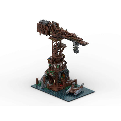 Ninja Harbour Crane MOC Waterfront Tower Building Kit - 1