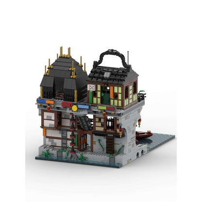 Ninja Waterfront City MOC Modular Architecture Building Kit - 3