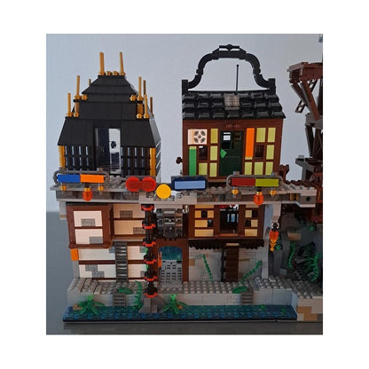 Ninja Waterfront City MOC Modular Architecture Building Kit - 5