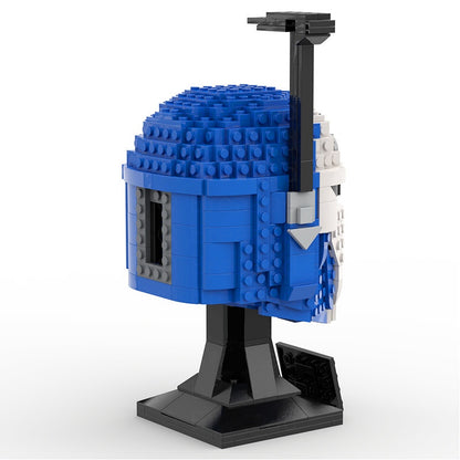 Nite Owl Galactic Bounty Hunter Helmet Building Kit | LEGO-Compatible MOC - 5