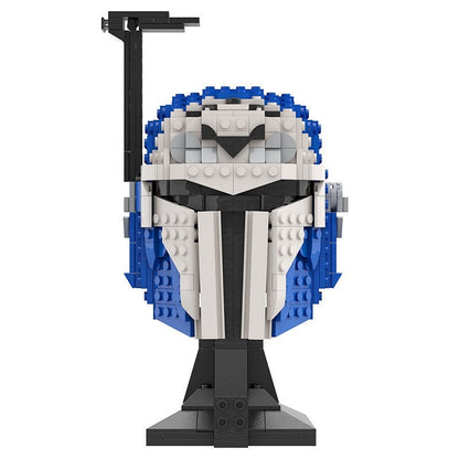Nite Owl Galactic Bounty Hunter Helmet MOC Display Building Kit - 3