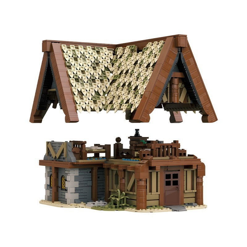 Nordic Timber & Stone Fantasy Cottage MOC Building Kit - 2