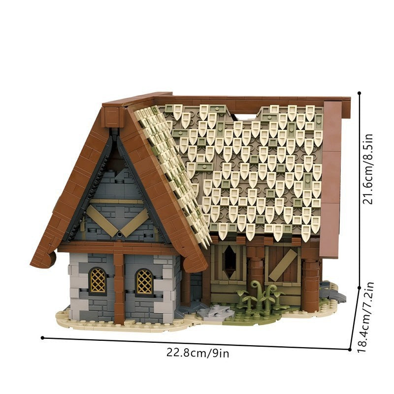 Nordic Timber & Stone Fantasy Cottage MOC Building Kit - 5