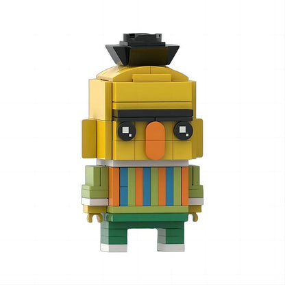 Nostalgic Puppet Street Character BrickHeadz Building Kit | LEGO-Compatible MOC - 2