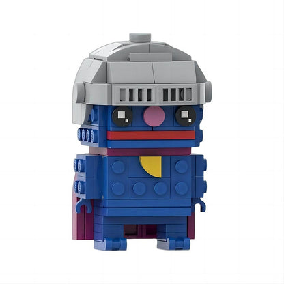 Nostalgic Puppet Street Character BrickHeadz Building Kit | LEGO-Compatible MOC - 6