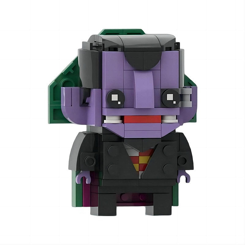 Nostalgic Puppet Street Character BrickHeadz Building Kit | LEGO-Compatible MOC - 7
