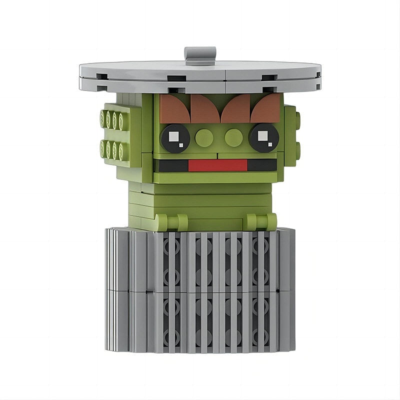 Nostalgic Puppet Street Character BrickHeadz Building Kit | LEGO-Compatible MOC - 9
