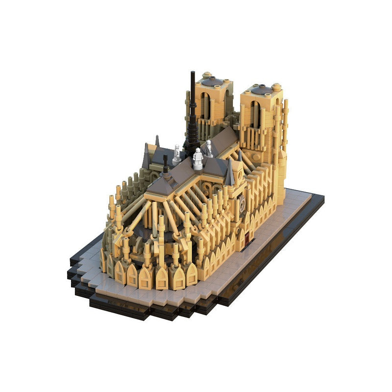 Notre Dame Cathedral MOC Gothic Architecture Building Kit - 4