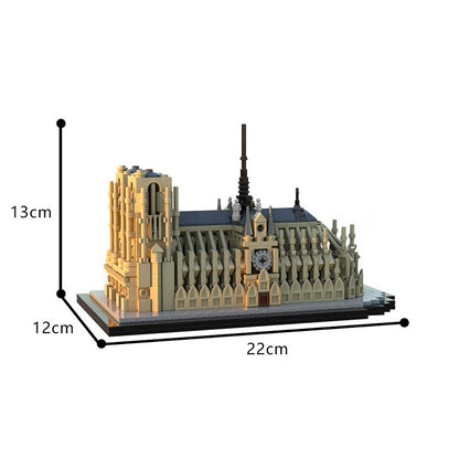 Notre Dame Cathedral MOC Gothic Architecture Building Kit - 6