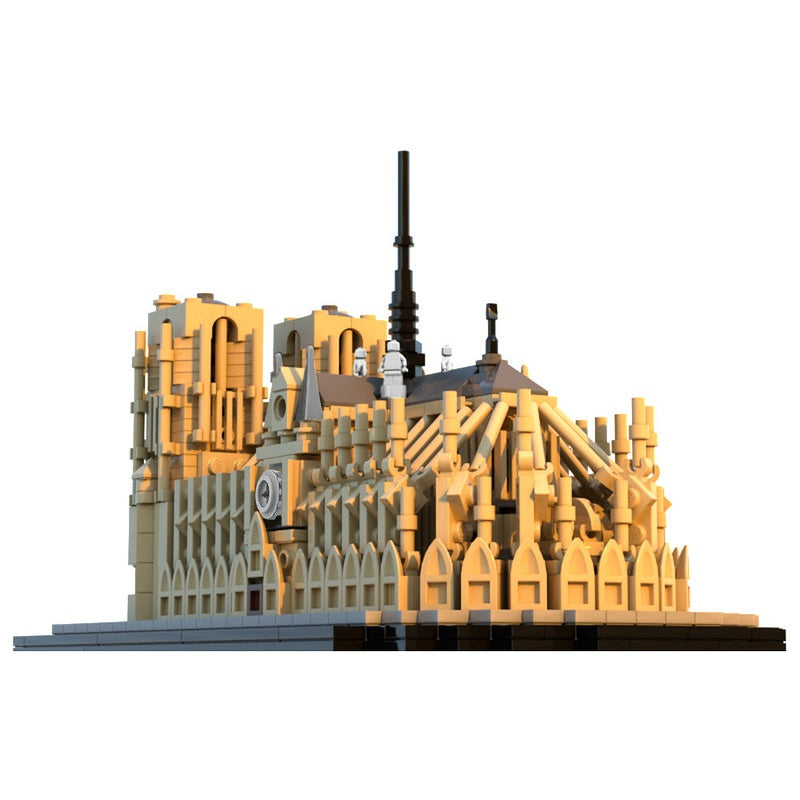 Notre Dame Cathedral MOC Gothic Architecture Building Kit - 8