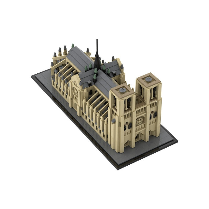 Notre Dame Cathedral MOC Gothic Architecture Building Kit | Historic Church - 5