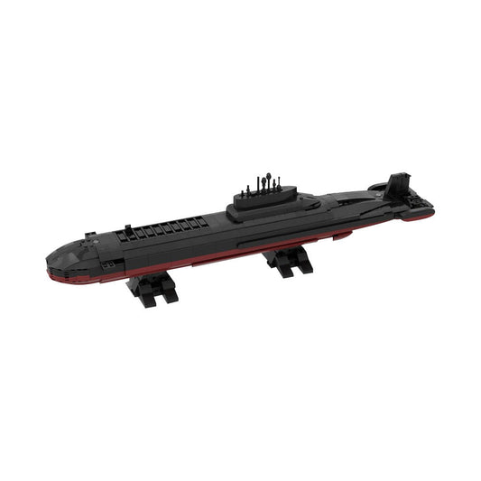 Nuclear Submarine TYPHOON Building Kit | LEGO-Compatible MOC - 1