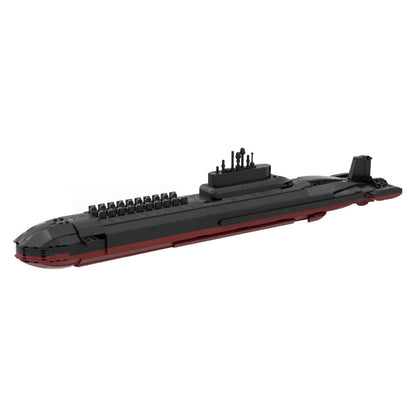 Nuclear Submarine TYPHOON Building Kit | LEGO-Compatible MOC - 3