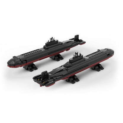 Nuclear Submarine TYPHOON Building Kit | LEGO-Compatible MOC - 5