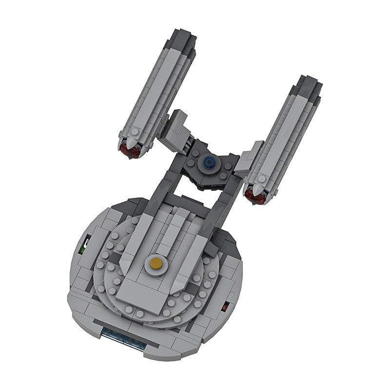 NX-01 Prototype Midi-Scale Space Cruiser Building Kit | Compatible MOC - 3
