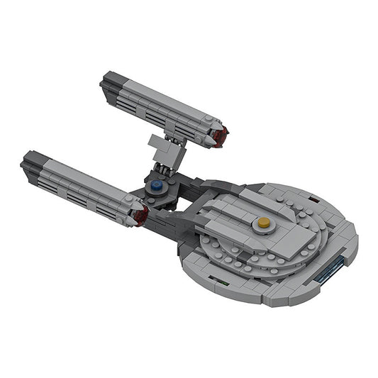 NX-01 Prototype Midi-Scale Space Cruiser Building Kit | LEGO-Compatible MOC - 2