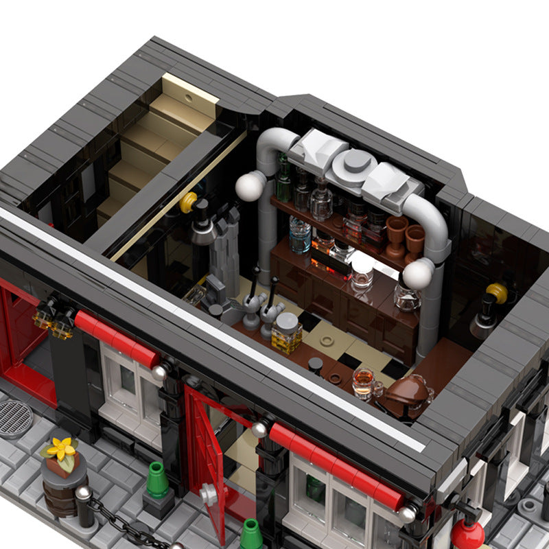 O'aken Barrel DramShop Building Kit | LEGO-Compatible MOC - 3