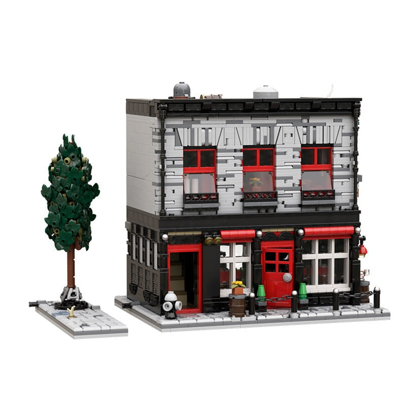O'aken Barrel DramShop MOC Building Kit | Medieval Tavern Architecture - 1