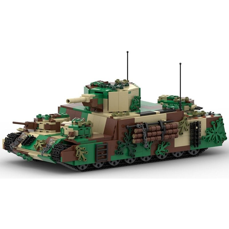 O-I Super Heavy Tank MOC Building Kit | Advanced Military Armor Model - 2