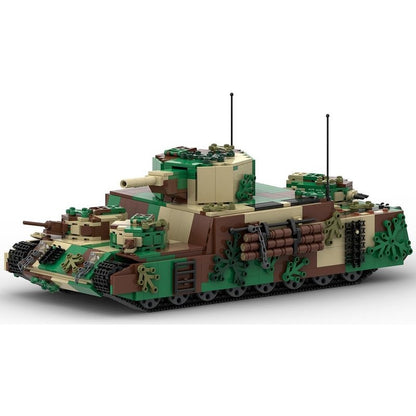 O-I Super Heavy Tank MOC Building Kit | Advanced Military Armor Model - 2