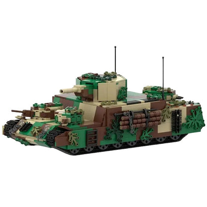 O-I Super Heavy Tank MOC Building Kit | Advanced Military Armor Model - 3