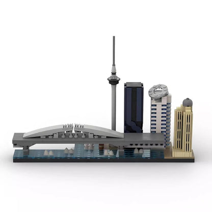 Oakland Skyline Building Kit | LEGO-Compatible MOC - 1