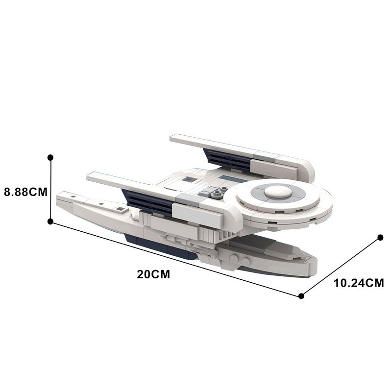 Oberth Class Sci-Fi Science Vessel Building Kit | LEGO-Compatible MOC - 4