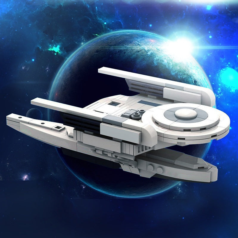 Oberth Class Sci-Fi Science Vessel MOC Building Kit - 3