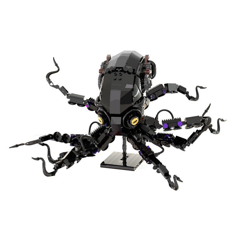 Obsidian Octopus Mecha Treasure Hunt Building Kit | LEGO-Compatible MOC - 1