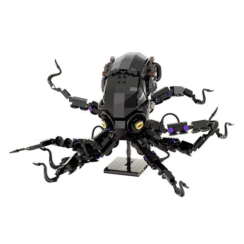 Obsidian Octopus Mecha Treasure Hunt MOC Building Kit - 1