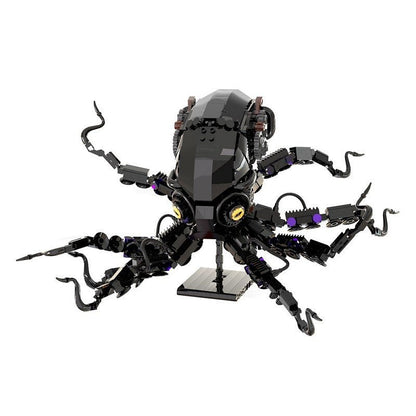 Obsidian Octopus Mecha Treasure Hunt MOC Building Kit - 1