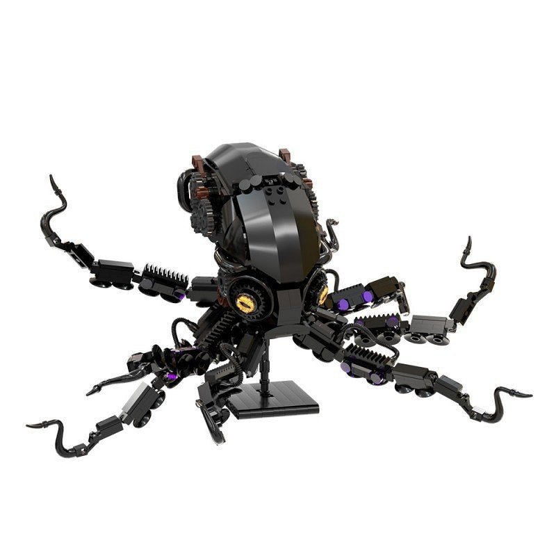 Obsidian Octopus Mecha Treasure Hunt MOC Building Kit - 2