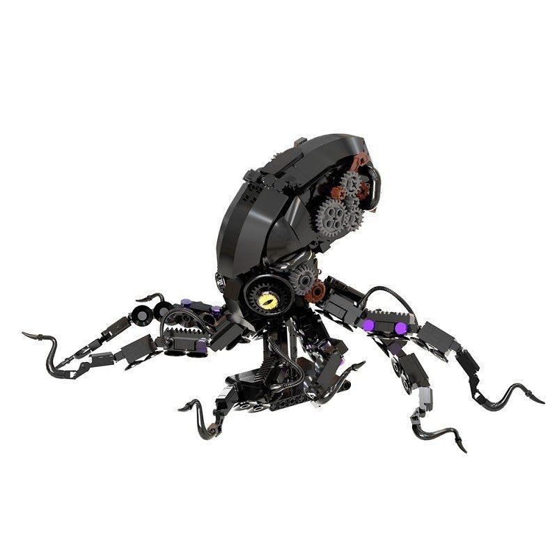 Obsidian Octopus Mecha Treasure Hunt MOC Building Kit - 3