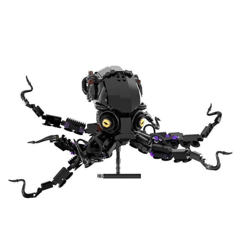 Obsidian Octopus Mecha Treasure Hunt MOC Building Kit - 4