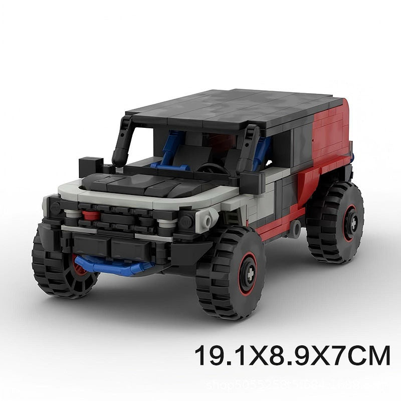 Off-Road Desert Racing Truck 4x4 Rally SUV Building Kit | LEGO-Compatible MOC - 6