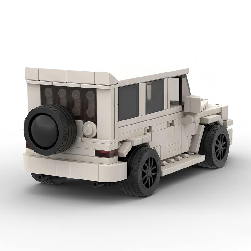 Off-Road Luxury SUV 4x4 Wagon 6-Wide Building Kit | LEGO-Compatible MOC - 2