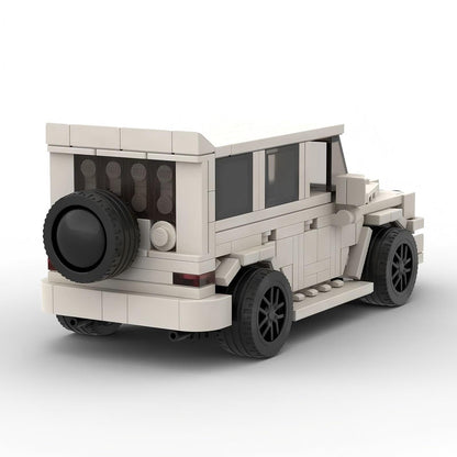 Off-Road Luxury SUV 4x4 Wagon 6-Wide Building Kit | LEGO-Compatible MOC - 2